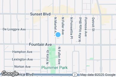 Map image of the property - 1320 N Martel Ave