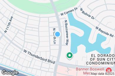 Map image of the property - 10705 W Topaz Dr
