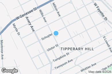 Map image of the property - 212 Willis Ave
