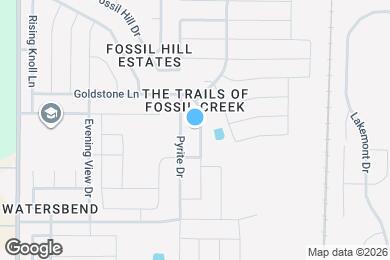 Map image of the property - 10321 Fossil Valley Dr