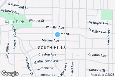 Map image of the property - 3300 Medina Avenue