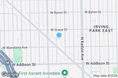 Map image of the property - 3727 N Christiana Ave