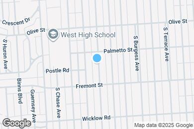 Map image of the property - 239 S Harris Ave