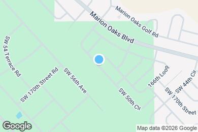 Map image of the property - 16755 SW 50th Cir