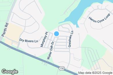 Map image of the property - 158 Water Oak Dr