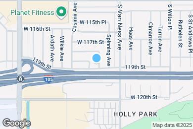 Map image of the property - 11837 Daphne Ave