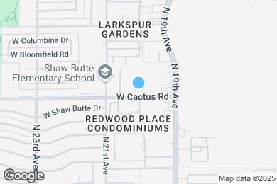 Map image of the property - 2016 W Cactus Rd