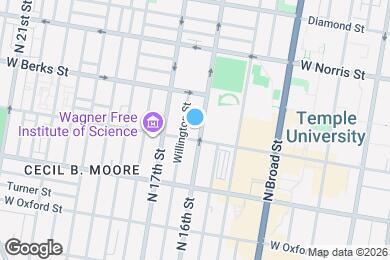 Map image of the property - 1806 N 16th St
