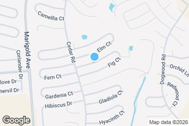 Map image of the property - 216 Fig Ct