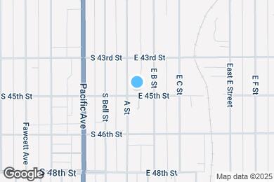 Map image of the property - 109 E 45th St