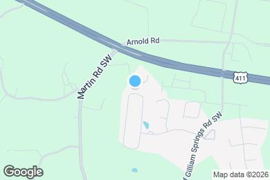 Map image of the property - 124 Innis Brk Cir SW