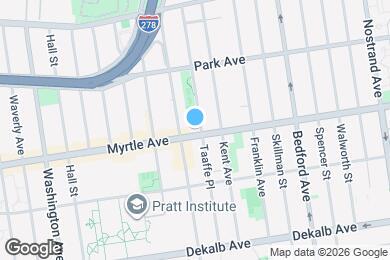 Map image of the property - 595 Myrtle Ave