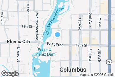 Map image of the property - The Rapids at Riverfront Place