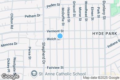Map image of the property - 2009 Welch St