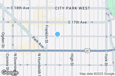 Map image of the property - 1704 E 16th Ave