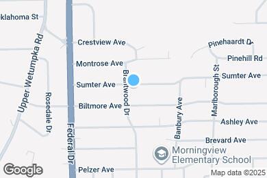 Map image of the property - 2804 Sumter Ave