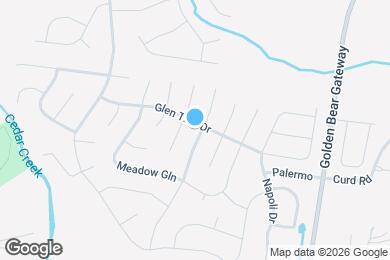 Map image of the property - 2867 Park Knoll Dr