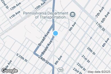 Map image of the property - 2121 Beale Ave