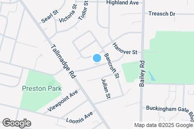Map image of the property - 905 Davis Ave