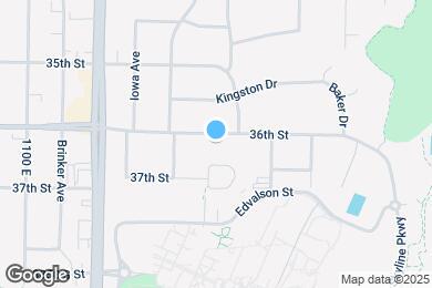 Map image of the property - 1359 36th St