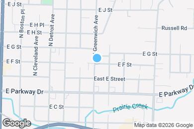 Map image of the property - 620 E F St