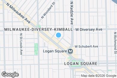 Map image of the property - 2714 N Sawyer Ave
