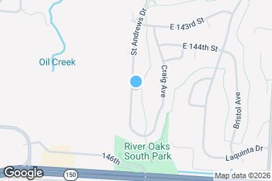 Map image of the property - 14501 St Andrews Dr