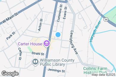 Map image of the property - 119 E Fowlkes St