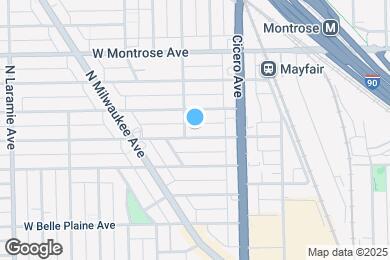 Map image of the property - 4846 W Hutchinson St