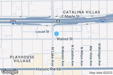 Map image of the property - 931 E Walnut St