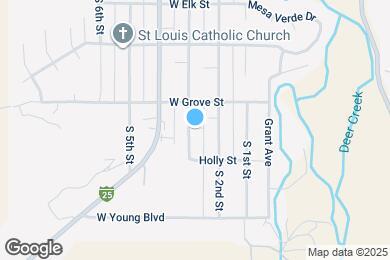 Map image of the property - 730 S 3rd St