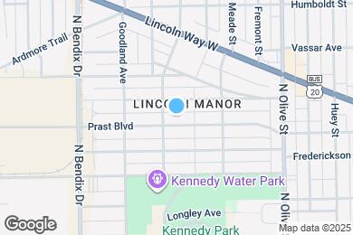 Map image of the property - 2721 Prast Blvd