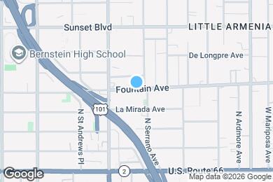 Map image of the property - 5418 Fountain Ave
