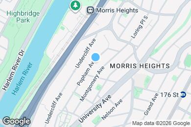 Map image of the property - 1730 Popham Ave