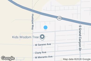 Map image of the property - 10082 W Oleta Ave