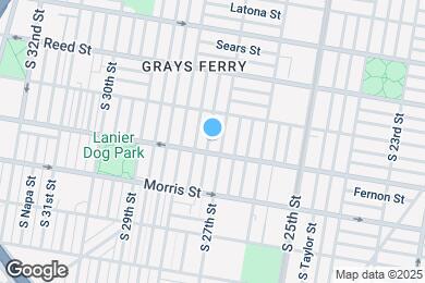 Map image of the property - 1541 S Etting St