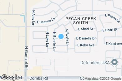 Map image of the property - 691 E Daniella Dr
