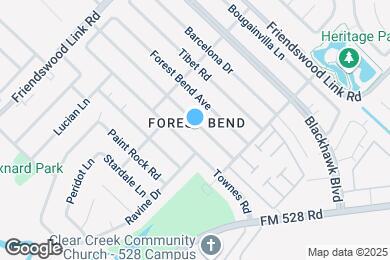 Map image of the property - 16914 David Glen Dr