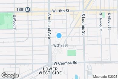 Map image of the property - 1527 W Cullerton St