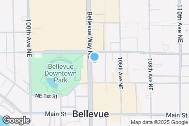 Map image of the property - 250 Bellevue Way NE