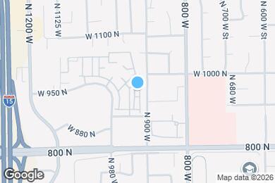 Map image of the property - 949 N 920 W