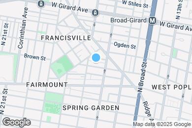 Map image of the property - 1615 Brown St