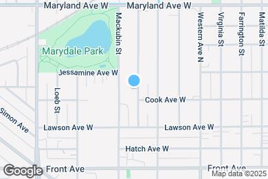 Map image of the property - 1071 Norton St