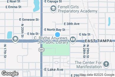 Map image of the property - 2402 E Dr Martin Luther King Jr Blvd