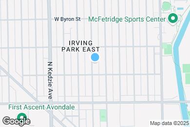 Map image of the property - 3723 N Whipple St