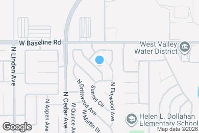 Map image of the property - 1101 Oakwood Ave