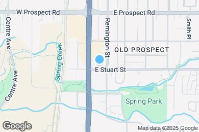 Map image of the property - 116 E Stuart St