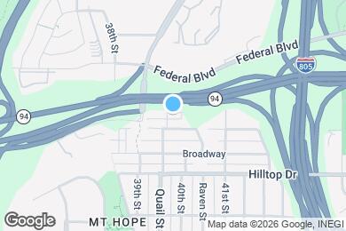 Map image of the property - 3959 B St