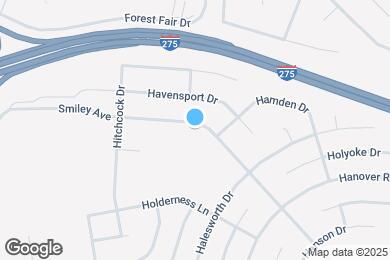 Map image of the property - 959 Smiley Ave