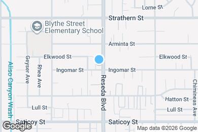 Map image of the property - 7805 Reseda Blvd